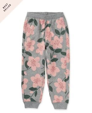 Tea Collection Going Places Joggers in Plum Blossom and Matching One-Piece